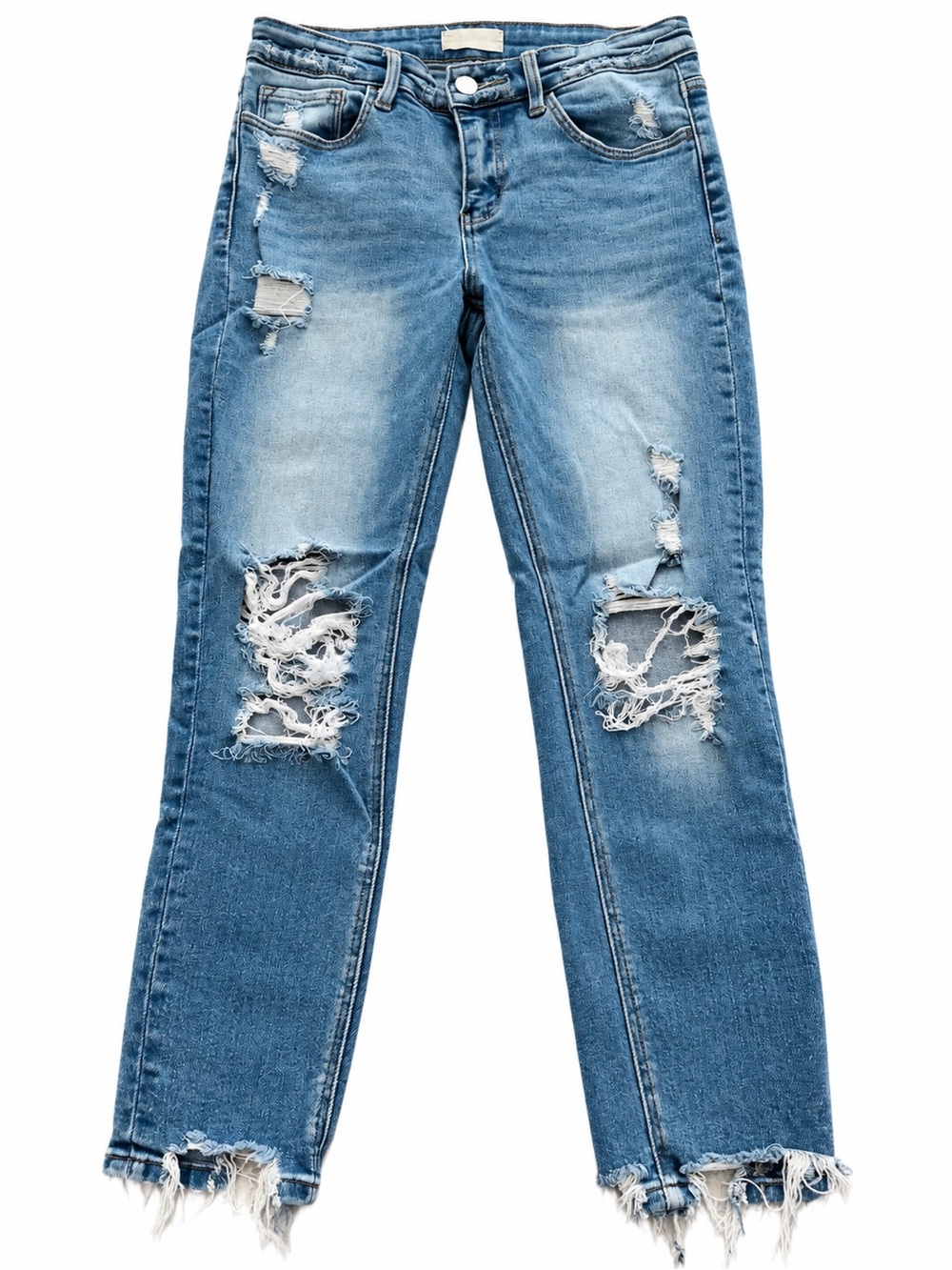 Altr’d State Women's Distressed Blue Denim Jeans